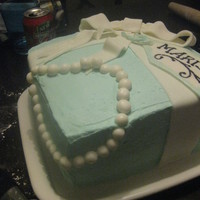 Tiffany & Co. Baby Shower Cake for my Tiffany & Co. Baby Shower