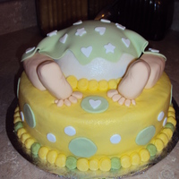 Babys Butt Cake Babys butt cake for neutral baby shower