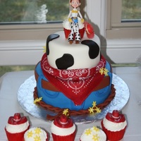 Jessie Cowgirl I made this cake for my daughter's 4th birthday.. she just loves Jessie from Toy Story!