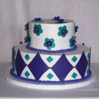 Purple And Turquoise 