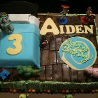 Toy Story Toy Story cake for my nephew. Its WASC with butter cream icing and fondant