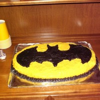 Batman Cake This cake turned out much better then I ever thought I could do. This is the 2nd cake I ever decorated.