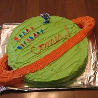 Planet Cake This is the first cake I ever decorated. Long before I took any cake classes. Just the beginning!
