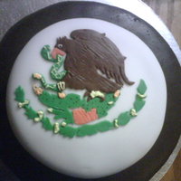 Cinco De Mayo Cake This was my first fondant cake. All chocolate.