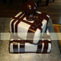 Ball & Chain Grooms Cake 