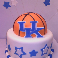 Kentucky Wildcats Basketball Cake 