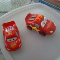 Mcqueen Car Guess which ones made from fondant.( Lol, I wish I was that good to fool you :-) ...