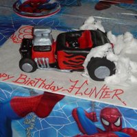 Hot Rod Cake Our friend's son asked for a "cool car" for his 8th birthday. He was really excited when we showed up with this hot rod....