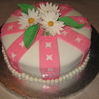 Pretty Borders Had fun making this cake in class. Really enjoyed trying out all of the different borders.