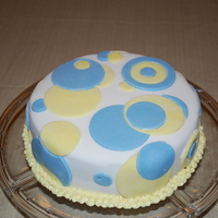 Poka Dot Birthday Cake My very first cake! I was so proud of it!