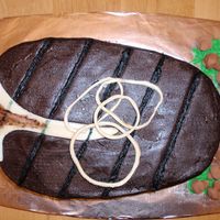 T-Bone With Mushrooms And Onions 