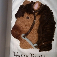 Reining Horse My bit is too low on the bridle, but when I realized it, the fondant had already started setting up. I used chocolate MMF, and the bit is...