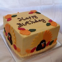 Turkey Cake! This cake was made for a local charity that provides free cakes for low-income & homeless children. They wanted a Thanksgiving themed...