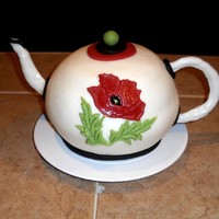 Teapot My first attempt at a teapot for my friend's bday who is a tea lover. She loves anything pumpkin I made a pumpkin cake with pumpkin...