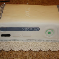 Xbox 360 Birthday Cake This cake was not as bad as I thought it would be. The PS3 was harder and I had to make them in the same day! Joint party