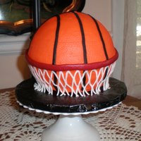 Basketball Cake This cake traveled from Coweta County, GA to Elgin Illinois, and made it in tact! This was for my nephew's birthday. I also traveled...