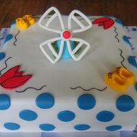 Wooden Shoes, Tulips And A Windmill 