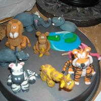 Jungle Animals I only made the flamingo, elephant and the rhino. My amazing wife made the rest :)Keep in the mind, this is my first time ever working with...