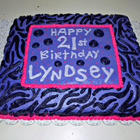 Lyndsey's 21St Birthday Cake 