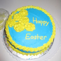 Easter Cake 2 Thought I would practice the roses....they are so hard!! My third rose cake.