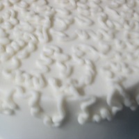 Cornelli Lace 6 inch cake frosted with my version of Sugar sacks buttercream recipe. Cake was smoothed using the "Melvira Method". This my...