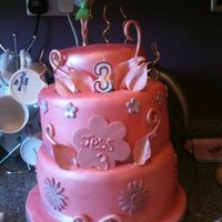 Tinkerbell My daughters 3rd birthday cake
