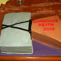 Sfa Graduation axe cake