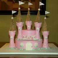 Cate"s Castle my first castle cake!