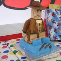 Lego Indy This one was not fun to drive to the party with. Ugg.