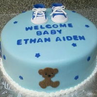 Baby Shower Sneaker Cake 