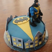 Batman And Bat Light Cake Made this for my son's 6th birthday. First up, big thanks go to "klpint" for the awesome cake I modelled this off. Very cool...