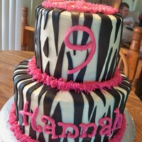 Hot Pink/zebra/peace 