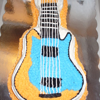 My 8 Year Old's Birthday Cake This is my 1st guitar.
