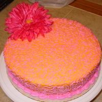 Bridal Shower Cake I made this for my soon to be SIL's wedding shower.