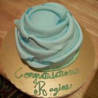 Blue Rose This was my first time attempting a rose and I was so proud of how it came out.Forgive my piping though, I am still practicing with that....