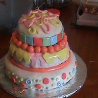 Olivias 2Nd Birthday This was inspired by the colors of the characters on Yo Gabba Gabba.