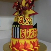 Superhero Cake My grandson's 2nd birthday. The cake was really his dad's fav. superhero