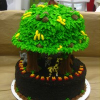 Curious George Birthday Cake 