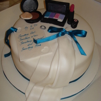 Bridal Shower Cake Made this cake for a friend's Bridal shower.