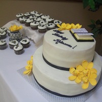 80Th Birthday Cake First all BC cake. So many mistakes so I am up for constructive criticism! Thank you tinkerb and catlharper for your hints!!