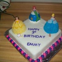 Disney Princess Cake What little girl doesn't want a princess cake at some point?