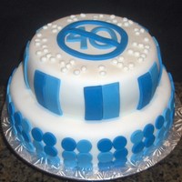 Braille Birthday Cake My nieghbour is blind and his wife is partially sighted. She hired me to make his birthday cake. I made it so he could read the birthday...