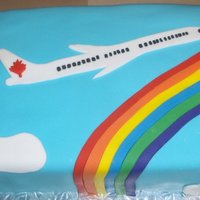 Alex's Goodbye Cake Cake was made for our receptionist who was leaving for a career as a flight attendant