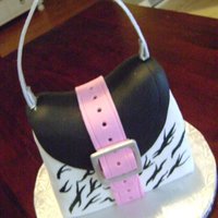 My First Purse Cake! I went to Cakegirls! in chicago and took their class this weekend, and this my Purse cake! Mary gaveme hers to bring home with me because...
