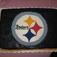 Steelers Cake Made this for my sisters b-day