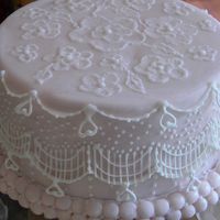 First Attempts This was my 1st time trying string work, bridge work, royal icing embellishments and brush embroidery. I have a lot to learn!!! I'd...