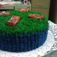 Cars Cake almond cake