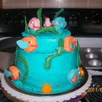 Under The Sea Theme the idea for the fish came frome sandy1 i need to practice them more but it worked for the baby shower