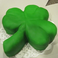 Shamrock Shamrock cake for St. Patrick's Day 2010