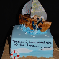 Sailor Baby This cake was for my friend. The original design that I used was from Cakebox Q on flickr..